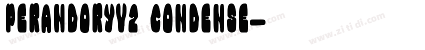 Perandoryv2 Condense字体转换